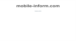 Desktop Screenshot of mobile-inform.com